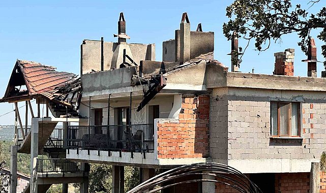 Uşak'taki orman yangını kısmen kontrol altında