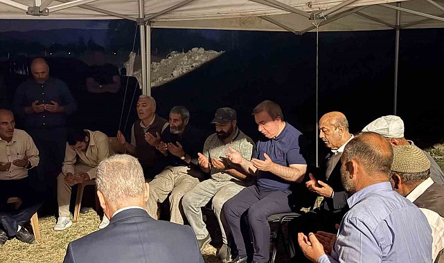 Vali Aydoğdu Pülümür Çayı'nda hayatını kaybeden Özkan İlçi'nin ailesine taziye ziyaretinde bulundu