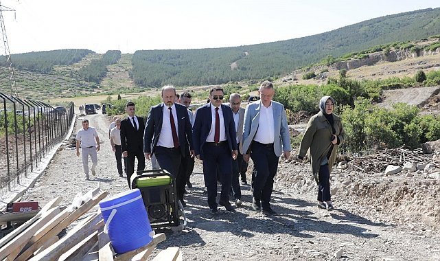 Vali Musa Işın, Tavşanlı'da 'Doğal Yaşam Alanı Projesi' için arazi incelemesinde bulundu