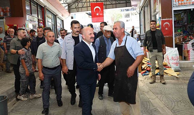 Vali Osman Varol, Besni esnafını ziyaret etti