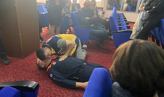 Valilik çalışanlarına yangın eğitimi