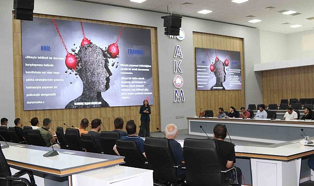 Van'da afetlere yönelik psikolojik ilk yardım eğitimi