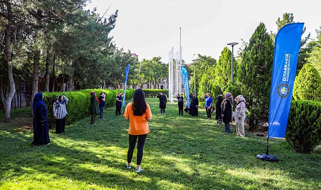 Vatandaşlara sabah sporları etkinliği