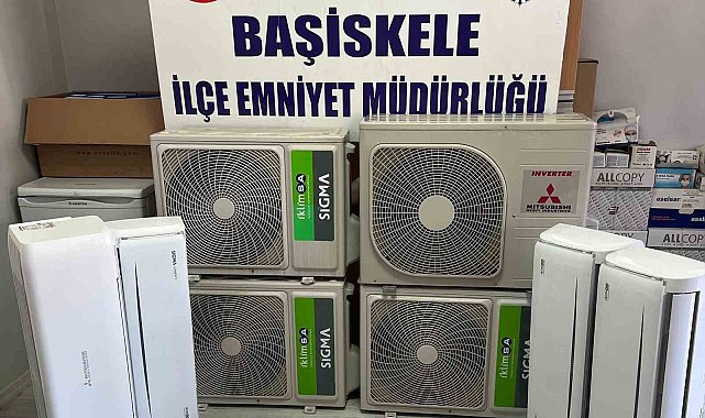 Villadan 194 bin TL değerinde 4 klima çalan şüpheli kıskıvrak yakalandı