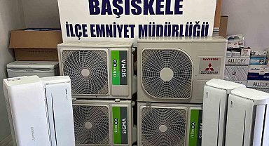 Villadan 194 bin TL değerinde 4 klima çalan şüpheli kıskıvrak yakalandı