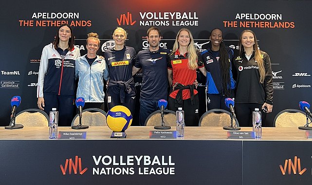 VNL Apeldoorn etabının basın toplantısı yapıldı