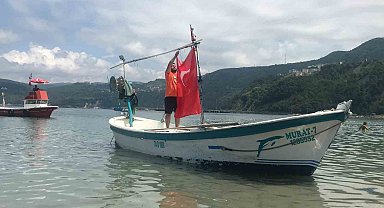 Yağlı direk yarışmasında büyük heyecan