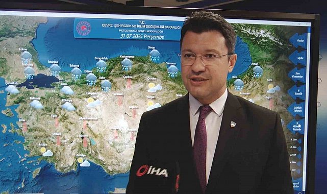 Yarından itibaren sıcaklıklar 3 ila 6 derece azalacak