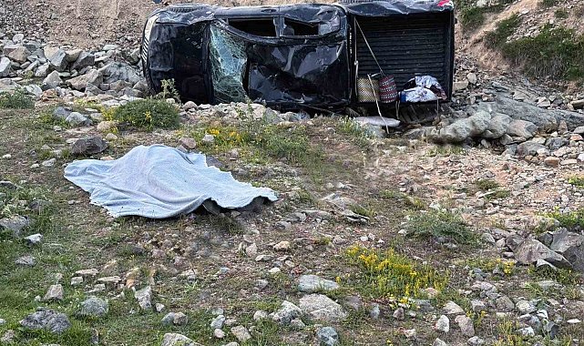 Yayla yolunda feci kaza: 1 ölü, 5 yaralı