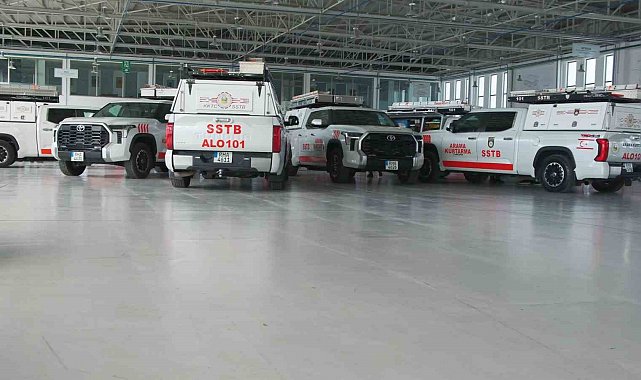 Yerli üretim arama-kurtarma araçları teslim edildi