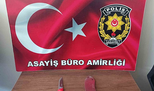 Yol verme kavgasında kamyon şoförüne satırla saldıran 2 şahıs tutuklandı