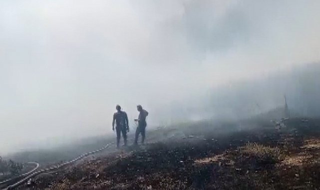 Yozgat'ta anız yangını paniğe neden oldu