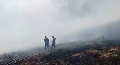 Yozgat'ta anız yangını paniğe neden oldu