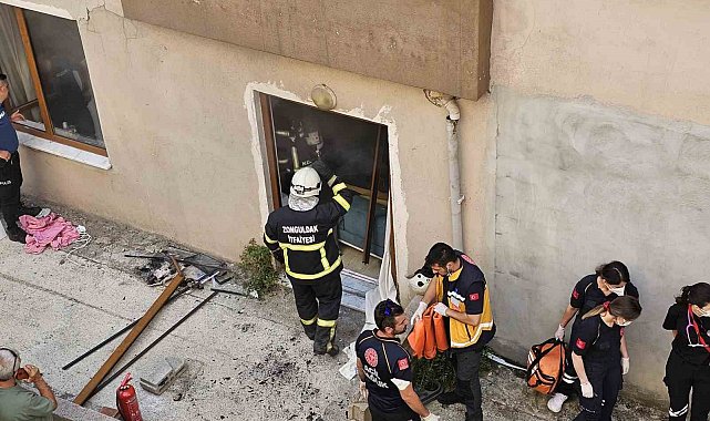 Zonguldak'ta patlama sesi mahalleyi ayağa kaldırdı