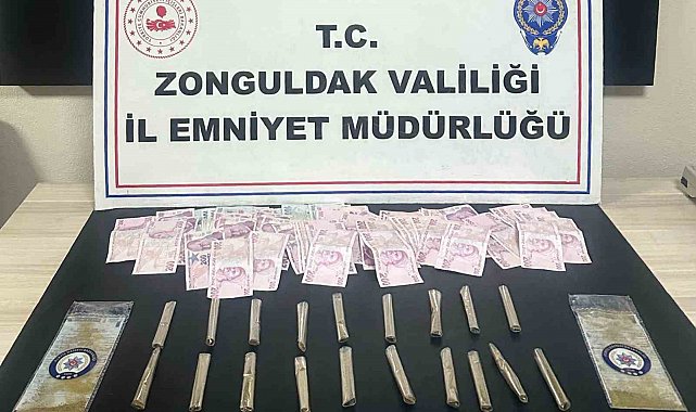 Zonguldak'ta uyuşturucu operasyonu: 3 tutuklama