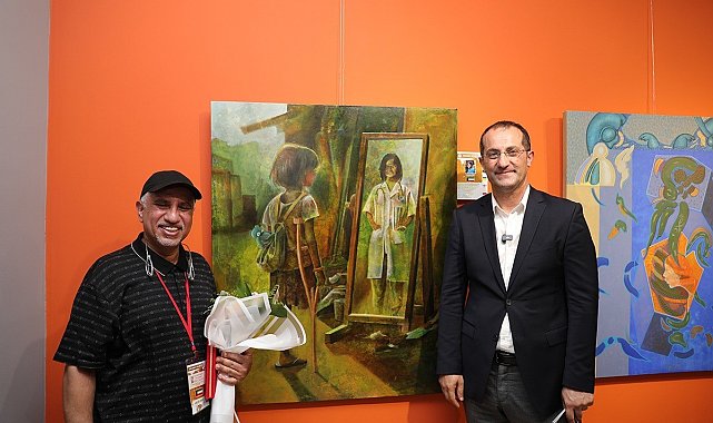 12. Uluslararası Akçaabat Resim Çalıştayı'ndaki eserler sergilendi