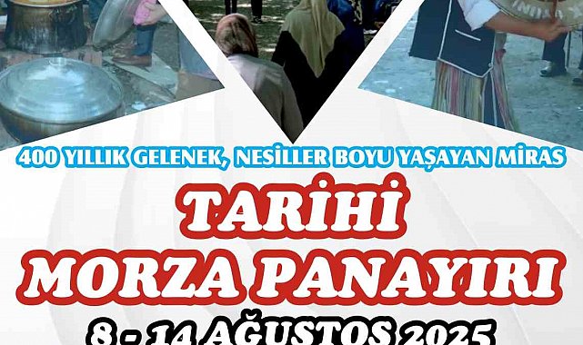 400 yıllık gelenek yarın başlıyor: Morza Panayırı'nda geri sayım sona erdi