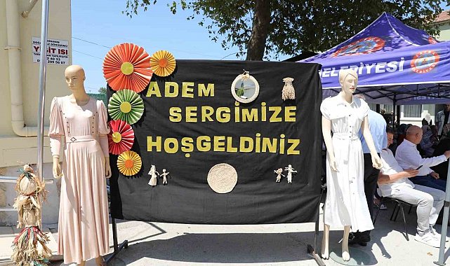 ADEM kursiyerlerinin ürünleri sergilendi