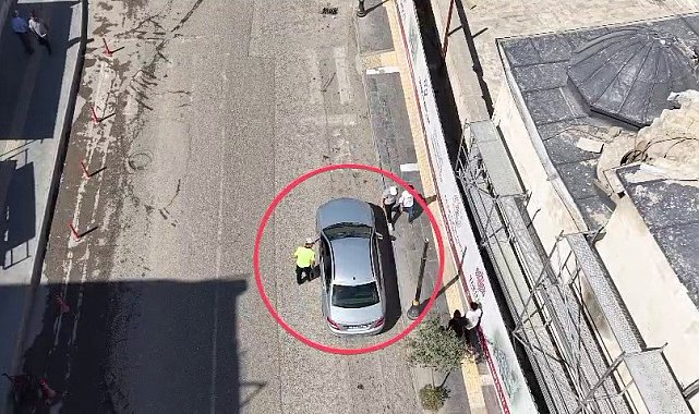 Adıyaman'da drone destekli trafik denetimi