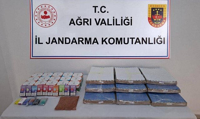 Ağrı'da binlerce kaçak botoks ve vücut geliştirme ilacı ele geçirildi