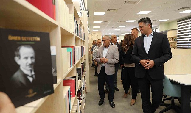 Aliağa'da Aziz Sancar Kütüphanesi hizmete açıldı