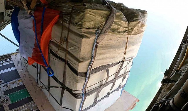 Almanya, Fransa ve Ürdün, Gazze'ye havadan 24 ton yardım ulaştırdı