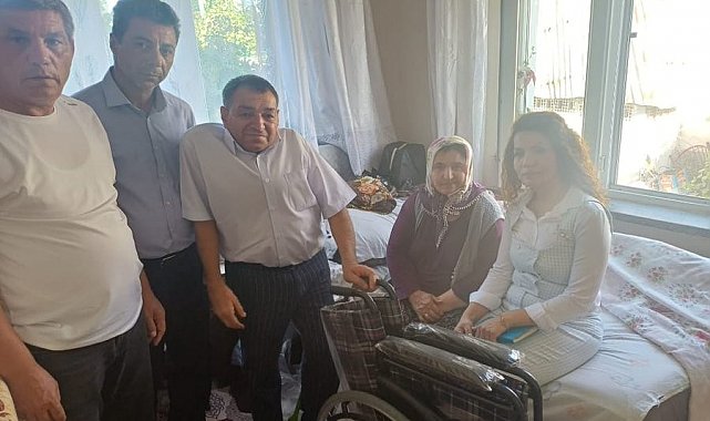 Alpu'da engelli vatandaşlara destek