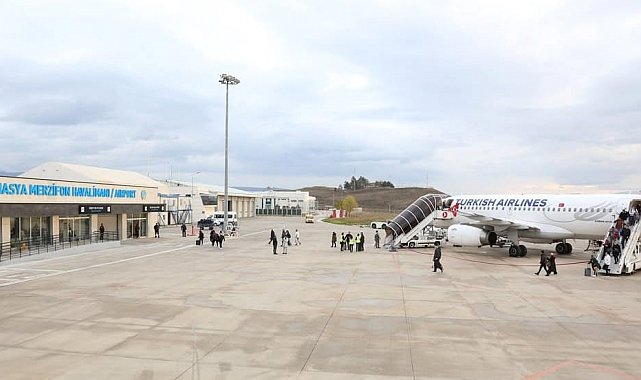 Amasya Merzifon Havalimanı Temmuz'da 12 bin 350 yolcuya hizmet verdi