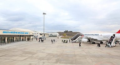 Amasya Merzifon Havalimanı Temmuz'da 12 bin 350 yolcuya hizmet verdi