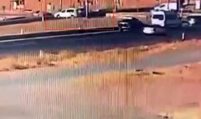 Anayoldaki kavşakta ters yöne girdi, kaza kaçınılmaz oldu