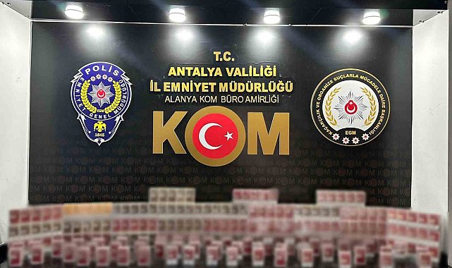 Antalya'da KOM operasyonlarında 2 şüpheli tutuklandı çok sayıda malzeme ele geçirildi