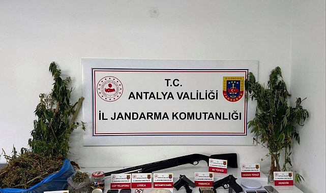 Antalya'da uyuşturucu operasyonu
