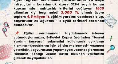Araban Kaymakamlığı bin 500 ihtiyaç sahibi çocuklara yardım yapacak