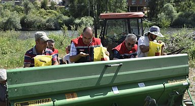Aslandede köyünde 158 dekar alanda suni mera oluşturuldu
