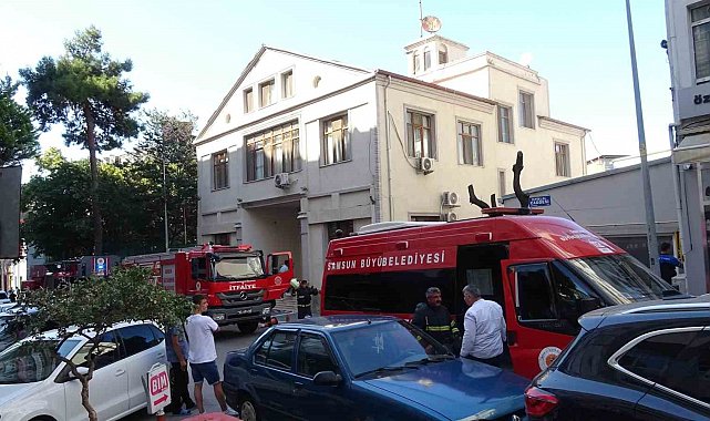 Astsubay gazinosunda yangın paniği