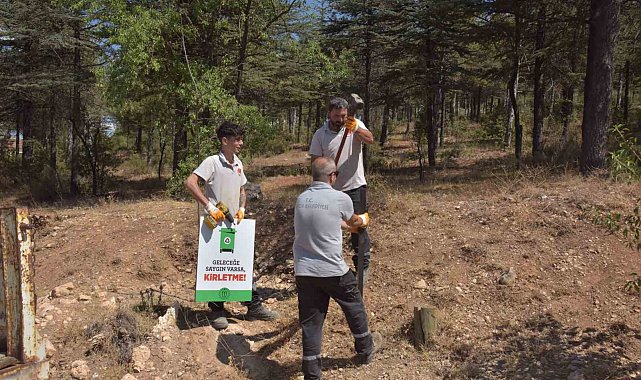 Atatürk Ormanına bilgilendirici ve uyarıcı levhalar yerleştirildi