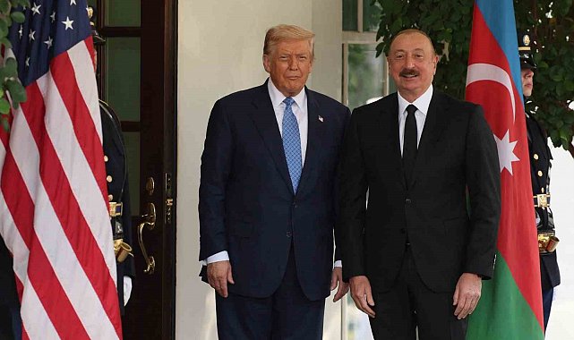 Azerbaycan Cumhurbaşkanı Aliyev, ABD Başkanı Trump ile görüştü