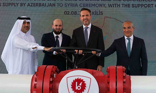 Azerbaycan gazının Türkiye üzerinden Suriye'ye ihracatı başladı