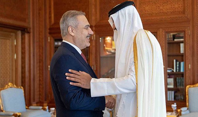 Bakan Fidan, Katar Emiri Al Thani tarafından kabul edildi