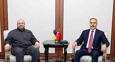 Bakan Fidan, Ukrayna Milli Güvenlik ve Savunma Konseyi Sekreteri Umerov ile görüştü