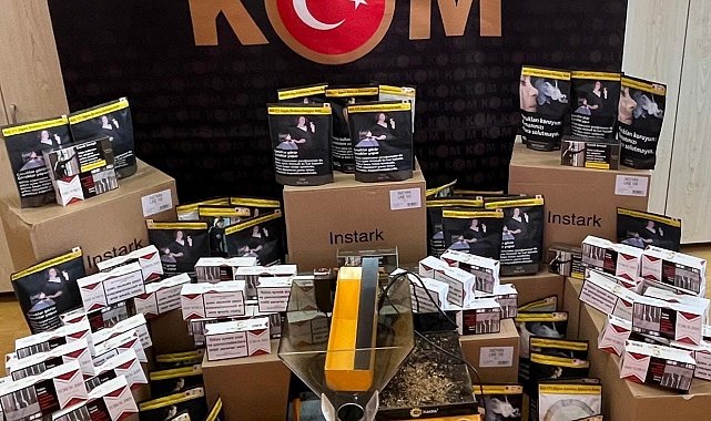 Bartın'da tütün ve makaron operasyonu