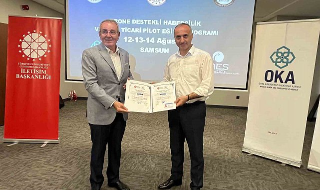 Basın mensuplarına 'İHA-1 Ticari Dron Eğitimi' tamamlandı