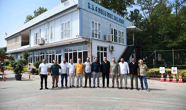 Başkan Özlü, şoförlerin sıkıntılarını yerinde dinledi