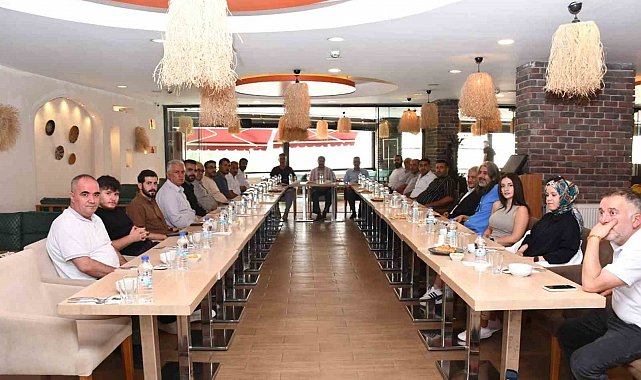 Başkan Taşkın basın mensupları ile bir araya geldi