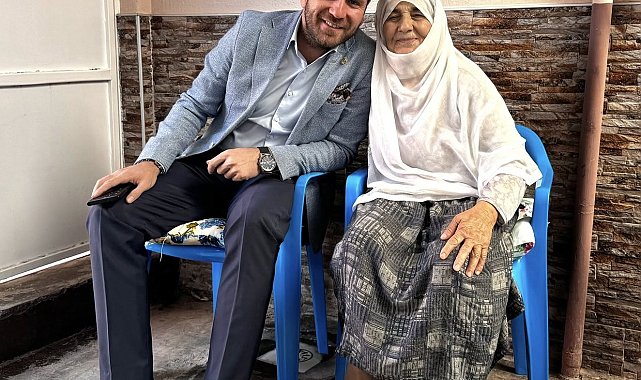 Başkan Tatık yaşlı kadının talebi üzerine çalışmaları kendi yönetti