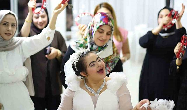 Batman'da down sendromlu Şeyman'ın gelin olma hayali gerçekleştirildi
