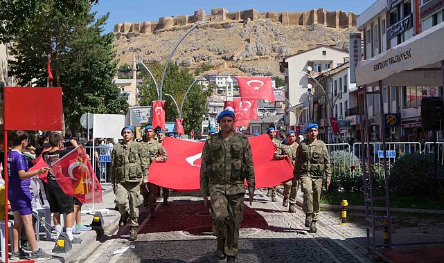 Bayburt'ta 30 Ağustos Zafer Bayramı coşkuyla kutlandı