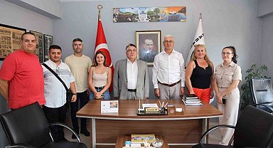 BEUN Rektörü Özölçer'den Karaelmas Gazeteciler Derneği'ne ziyaret