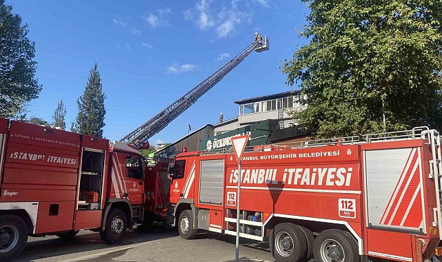 Beykoz'da çatı katında çıkan yangın korkuttu
