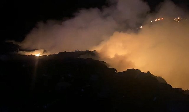 Bingöl'de çöplük alanda çıkan yangın söndürüldü